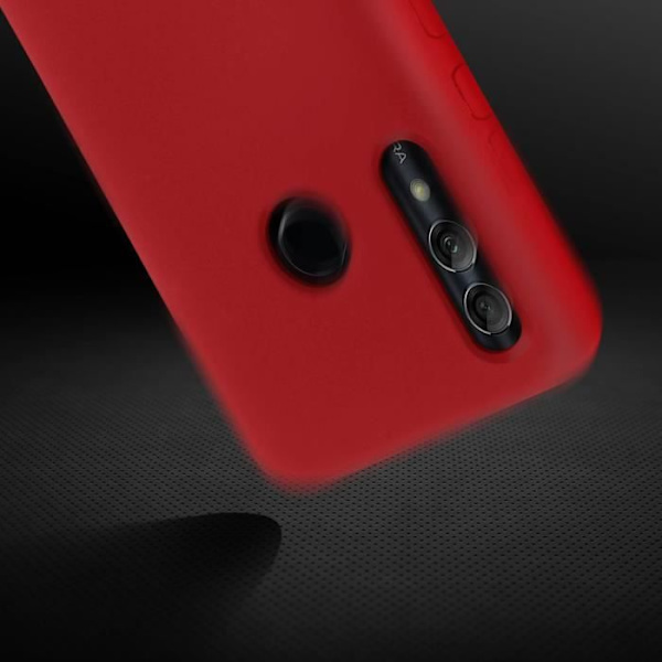 Skyddsfodral - AVIZAR - Huawei P Smart 2019 / Honor 10 Lite - Semi-hård silikon - Röd - Mjuk Röd