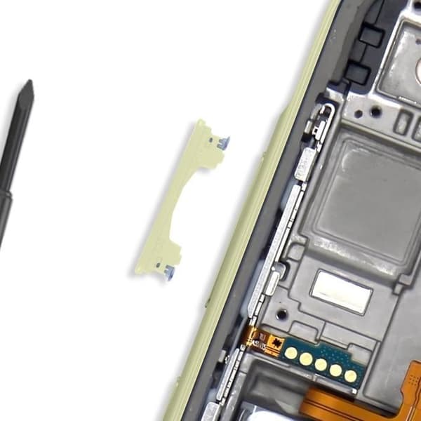 Volymknapp för Samsung Galaxy A35 Original Samsung Limegrön Grön