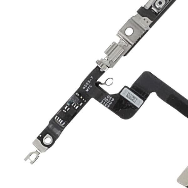 Power- og lydknap flekskabel til iPhone 14 - Reservedele - Sort - 20 g Svart
