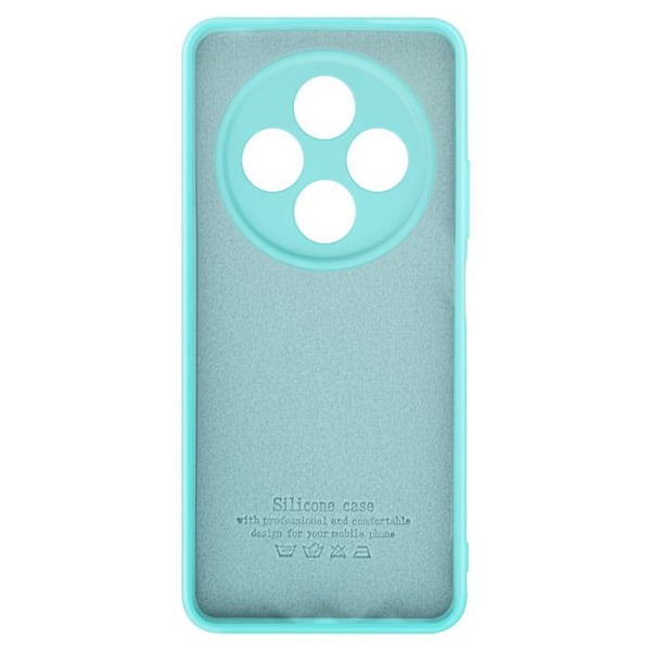 Coque för Xiaomi Redmi 14C Semi-rigid Soft-touch Anti-spår Turkos Blå
