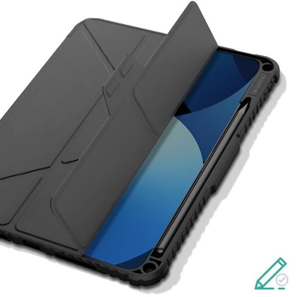 Stødsikker etui til iPad Pro 11 2024 Flip Multi-Angle Support Nillkin Black Svart