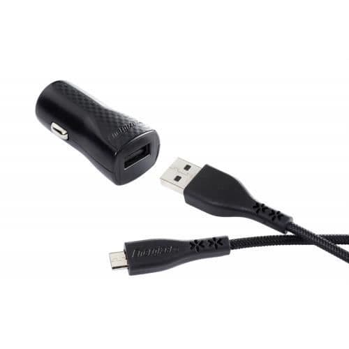 Biloplader - ENERGIZER - 1A - 1 USB-port - Micro-USB-kabel inkluderet Sort