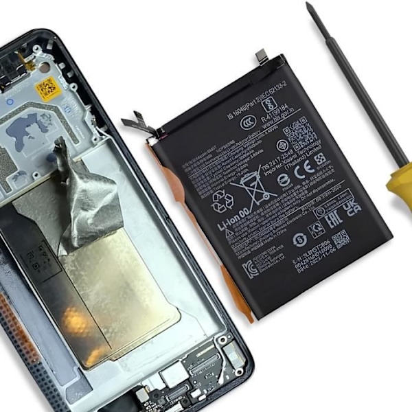 Internt batteri - AVIZAR - BAT-COMP-X13T - 5000mAh - Sort Svart