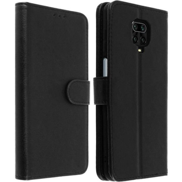 Xiaomi Redmi Note 9S / 9 Pro / 9 Pro Max Cover Cover Kortholder Sort Stand Sort