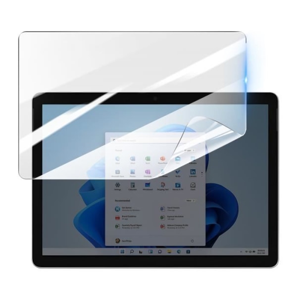Skärmskydd för Microsoft Surface Go 3 i 3mk Transparent Stötsäker Hydrogel