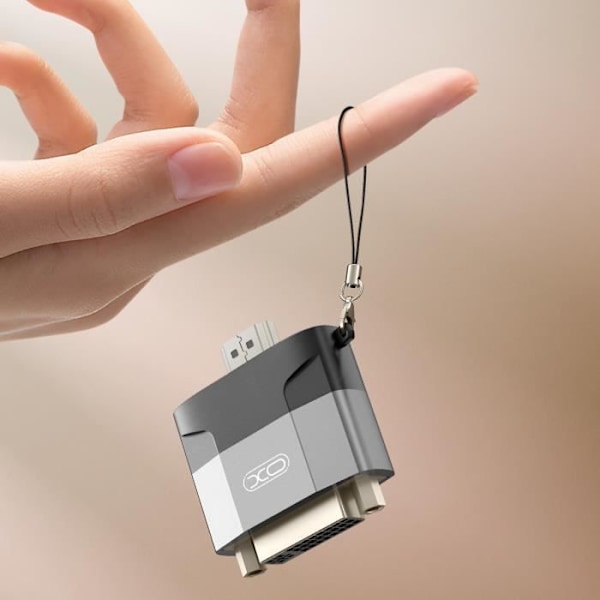 HDMI han til DVI hun videoadapter 1080p opløsning XO grå