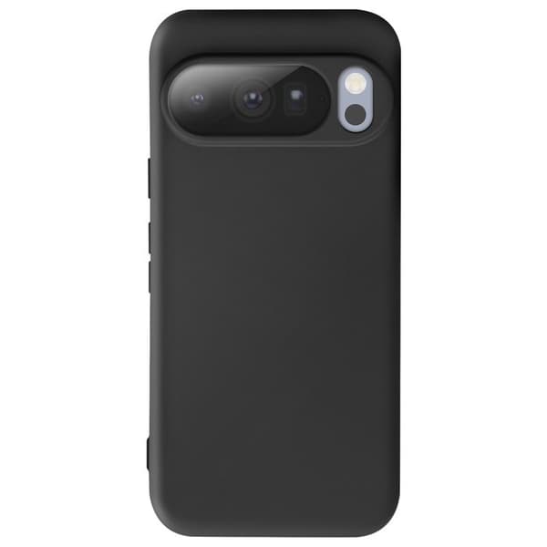 Coque til Google Pixel 10 Pro i blødt silikone med soft-touch i sort Svart