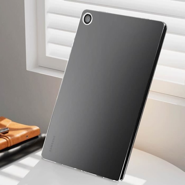 Fodral till Samsung Galaxy Tab A9 Plus - AVIZAR - Klassiskt fodral - Mjukt silikon - Genomskinlig Vit
