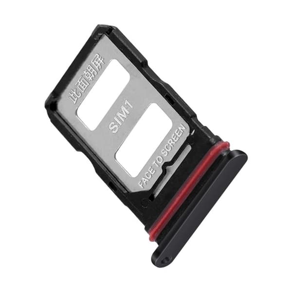 SIM-kortskuffe til Redmi Note 14 Pro 5G Dobbelt Nano SIM Sort Svart