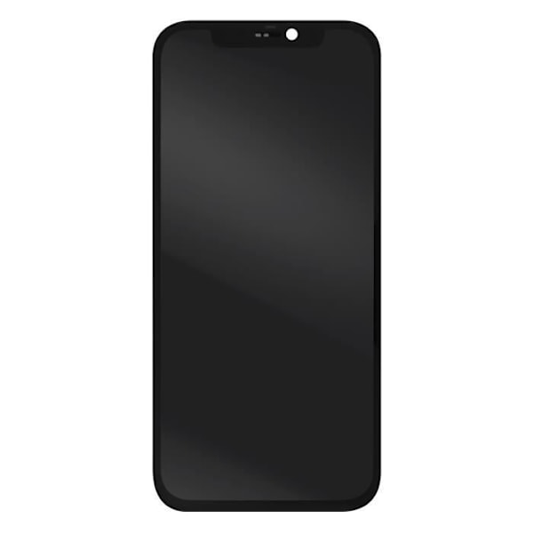 LCD Skærm Alcalian til iPhone 12 - AVIZAR - Sort Touch Glas - Tempereret Glas - 5,5 tommer - iOS Svart