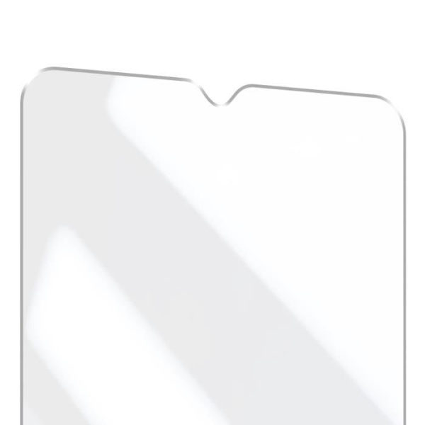Halvhårt fodral för Motorola Moto E22 och E22i med Myway Clear 9H skärmskydd i härdat glas Transparent