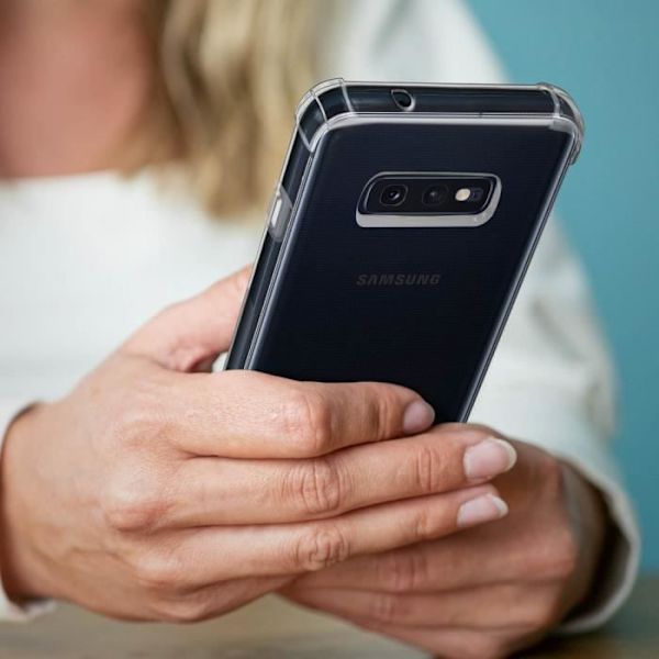 Skyddspaket - AVIZAR - Samsung Galaxy S10e - Flexibelt Skal - Härdat Glas - 360° Skydd Transparent