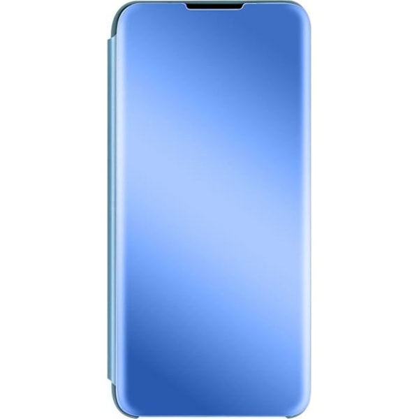 Hus - AVIZAR - Xiaomi Redmi Note 10/10s - Genomskinlig flik - Spegel - Blå stöd Blå