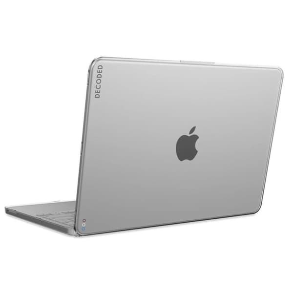 Skal för MacBook Air 13" Hårdskydd med Antiskidfötter Decoded Transparent Vit