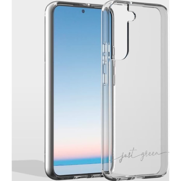 Samsung G S22+ 5G biologiskt nedbrytbart transparent fodral bara grönt