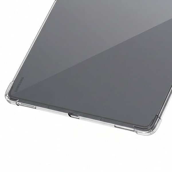 Silicone Cover til Galaxy Tab S12 Plus med Forstærkede Hjørner, Transparent Vit