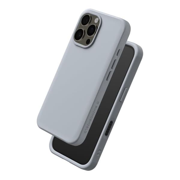 Cover til iPhone 16 Pro Max RHINOSHIELD Model SolidX Stødabsorberende kompatibel med Magsafe Opladning Grå Grå