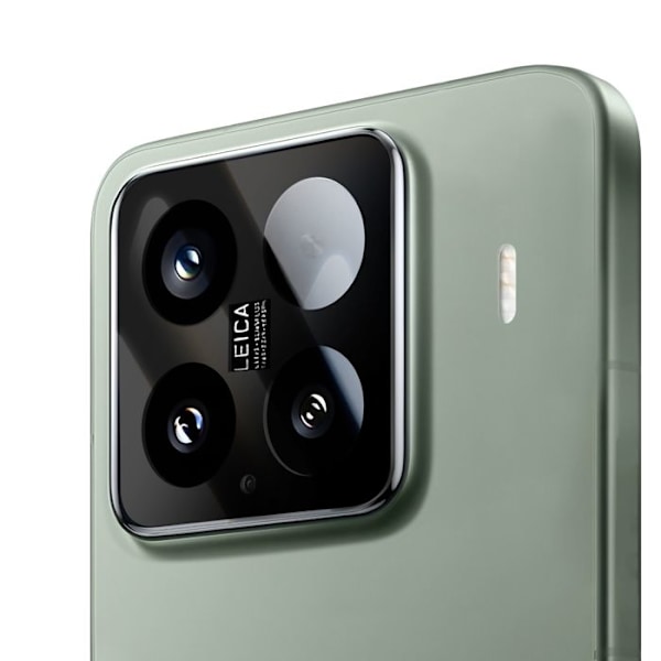 Skydd för kamera till Xiaomi 15 Härdat glas 9H Repbeständig svart Svart