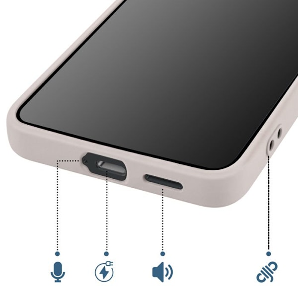 Silicone Soft-Touch Hætte til Galaxy S26 Hvid Vit