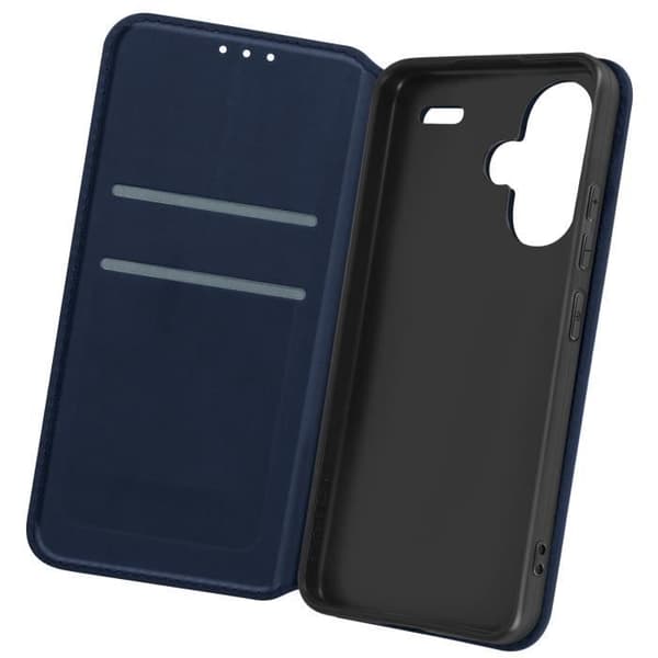 Etui til Xiaomi Redmi Note 13 Pro Plus - AVIZAR - Kortholder Video Support - Midnight Blue Blå