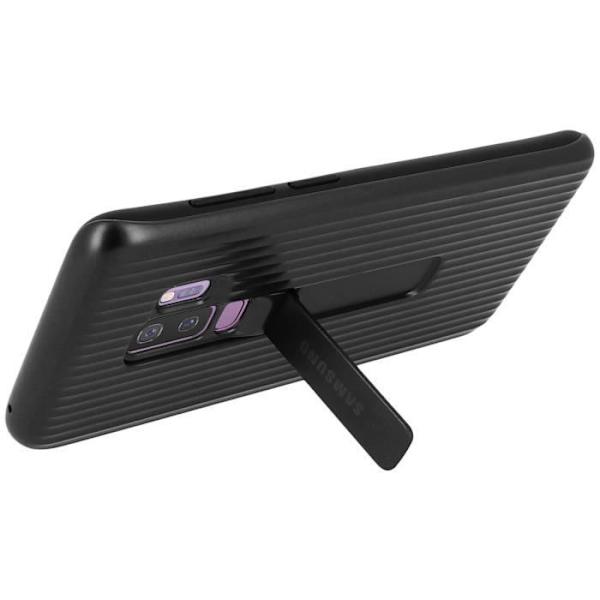 Galaxy S9 Plus Skal Original Samsung Stötsäkert Stående Skal - Svart
