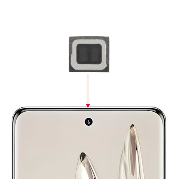AVIZAR Vaihto Sisäinen Kaiutin Honor 70 Black - Korkealaatuinen varaosa Svart