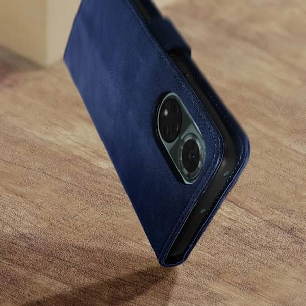 Étui Honor 50 och Huawei nova 9 - AVIZAR - Folio Plånbok Stöd Funktion för Video - Blå Blå