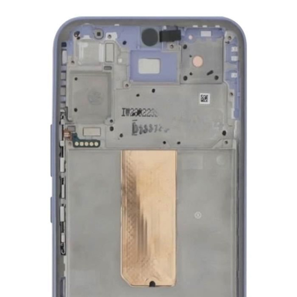 Officiell komplett skärm för Samsung A54 5G Touch Glass och lavendelchassi Lavendel