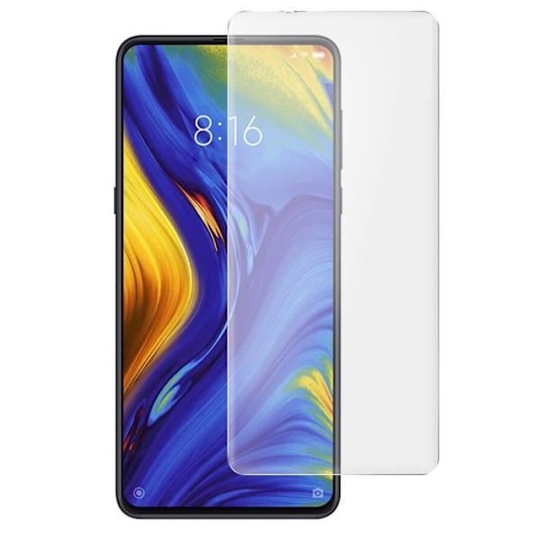 Xiaomi Mi Mix 3 Filmskyddsglas Muvit Ultratunt härdat glas Transparent Vit