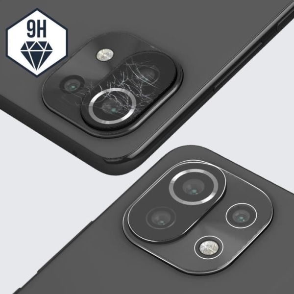 Filmmaterial Skydd - Xiaomi - Mi 11 Lite / Mi 11 Lite 5G - Härdat Glas 9H - Transparent - Kameraskydd Transparent