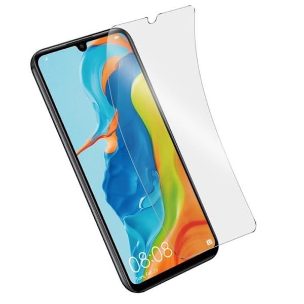Huawei P30 Lite näytönsuojakalvo - AVIZAR - 9H joustava lasi - iskunkestävä - läpinäkyvä valkoinen Vit