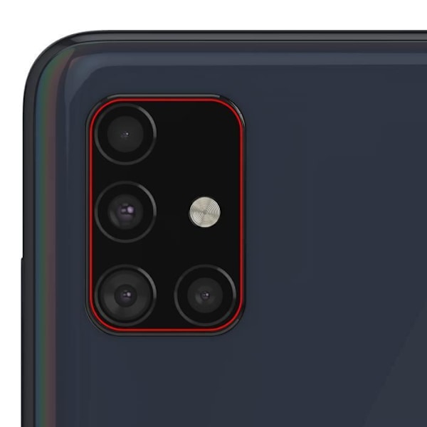 Takakamera linssi Samsung Galaxy A51 Musta Svart