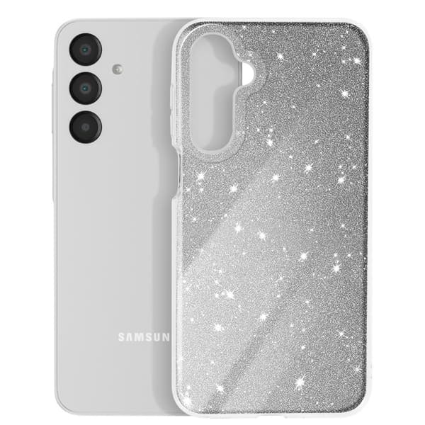 Glittrande Stötabsorberande Skalet för Samsung Galaxy A16 Silver Grå