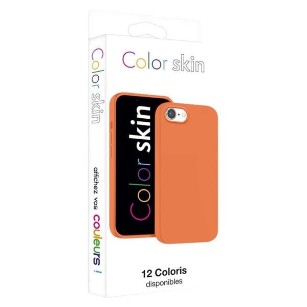 Stødabsorberende Backpack - MOXIE - iPhone 7 / 8 / SE 2020 - Blød TPU - Orange - Beskyttelse mod ridser Apelsin