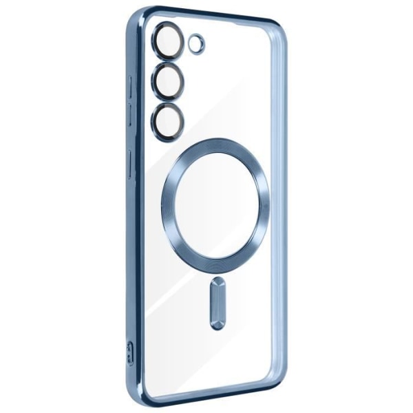 MagSafe fodral för Samsung S23 Plus kameraskydd Transparent / Blå