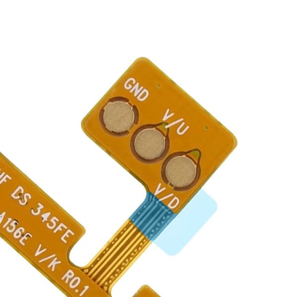 Erstatningsvolumenknap til Galaxy A15 / M15 5G Service Pack Samsung Guld Gul