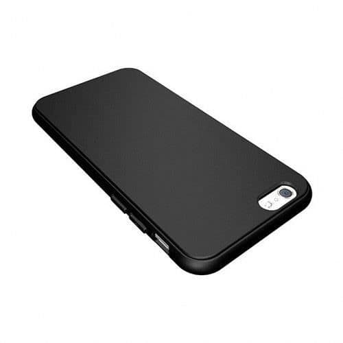 Telefondæksel - MW - iPhone 6/6S - TPU - Sort - Beskyttelse mod stød og ridser Svart