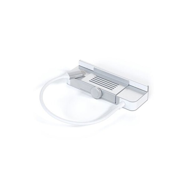 USB Hub - Satechi - ST-UCICHS - 6 Porttia - Kiinnitys iMac 24'' - Alumiini Hopea