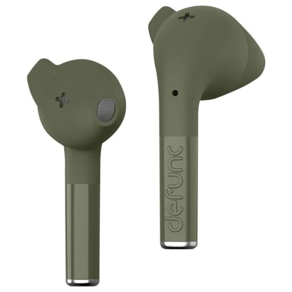 Trådlösa Bluetooth-hörlurar Brusreducerande IPX4-certifierade Defunc Mörkgrön