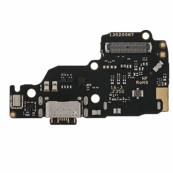 USB-C opladerstik og SIM-kortlæser til Redmi Note 13 4G sort Svart