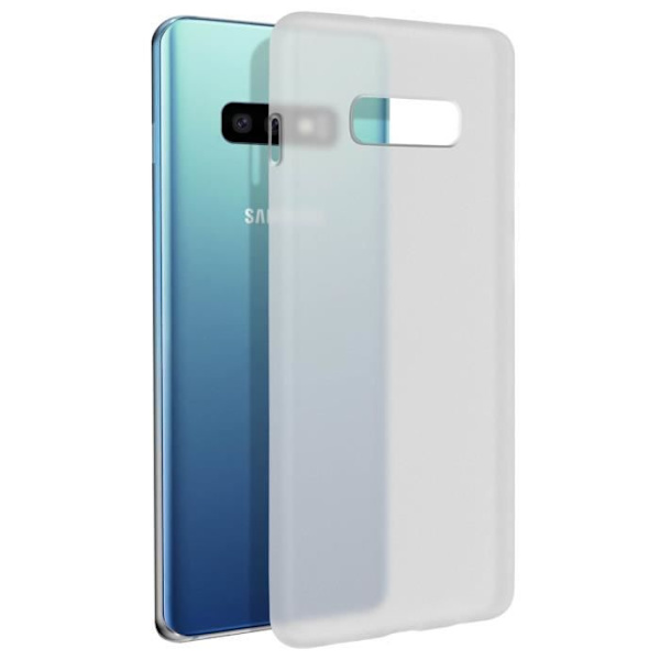 Coque - Galaxy - S10 Lite - Mjuk - Ultra-tunn - Anti-spår - Frostvit Frostad vit