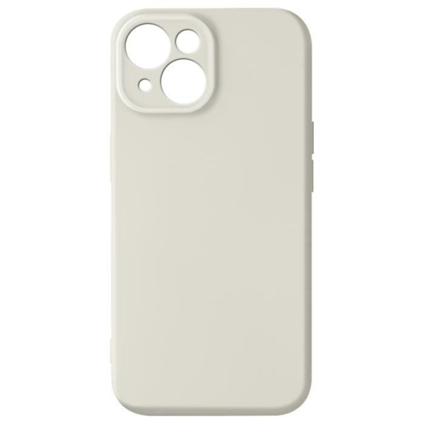 Silikonetui til iPhone 15 - AVIZAR - Sweet Series - Beskyttet kamerablok - Soft Touch - Hvid Vit