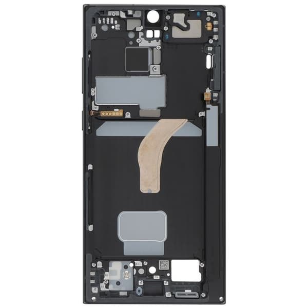 Ersättningscentralchassi för Galaxy S22 Ultra Service Pack Samsung Grå Grå