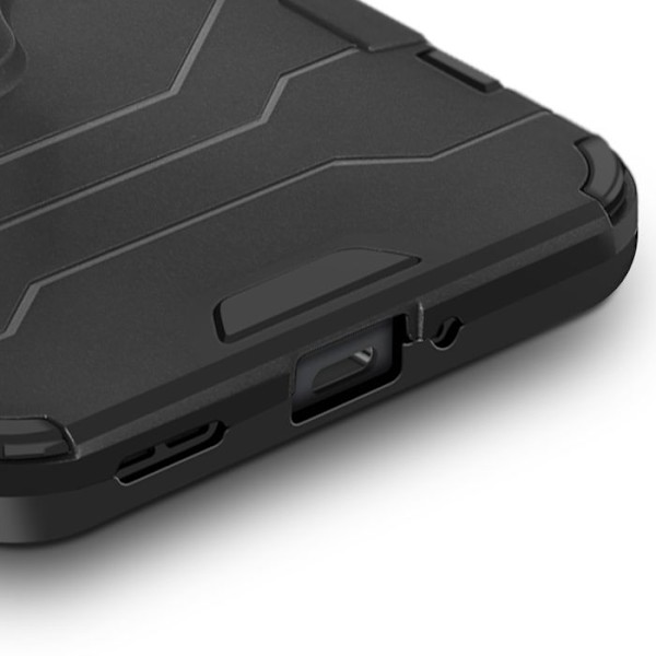 Coque til Oppo Reno 13 Pro med ring støtte, stødabsorberende, sort Svart