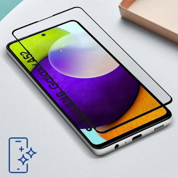 9H viisto karkaistu lasikalvo Samsung Galaxy A52 5G - 3mk - Hardglass Max Lite Svart