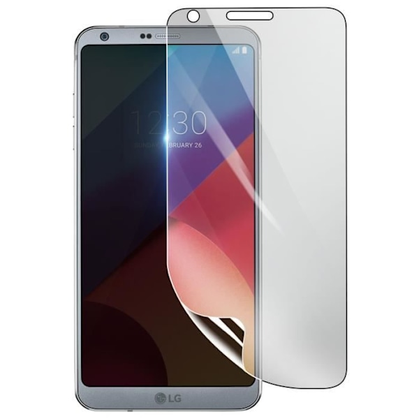 Skärmskydd - 3MK - LG G6 - Stötsäker Hydrogel - Transparent - Reptålig Transparent