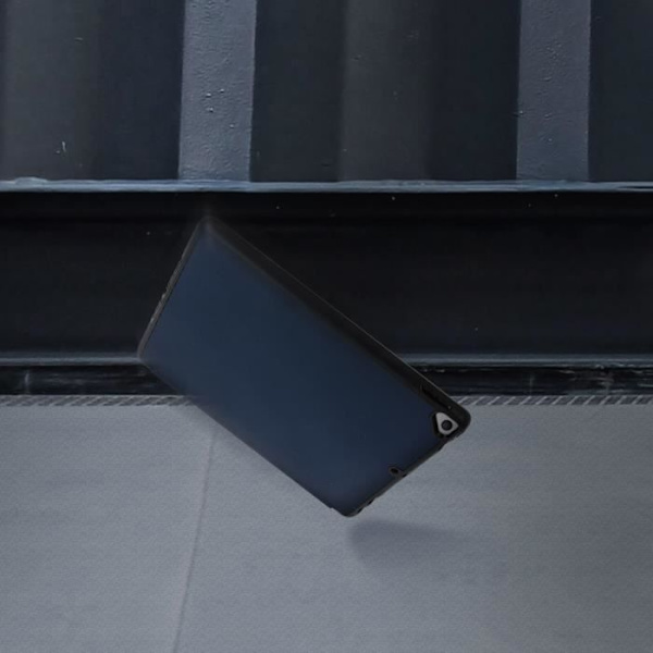 iPad-fodral 2019 10.2 - AVIZAR - Tunn design - Ekologisk läder - Videostativ - Inbyggt tangentbord Nattblått
