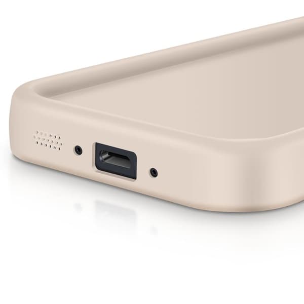 Coque - Samsung - Galaxy A35 - Silikone Blød - Soft Touch - Kamera Beskyttelse Beige