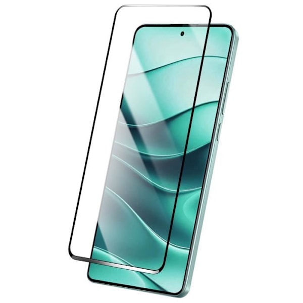 Karkaistu lasi Xiaomi Redmi Note 14 naarmuuntumaton kestävä musta Svart