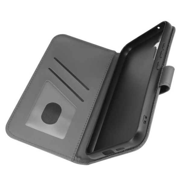 Otter Case for Samsung S23 Wallet Video Support Rannehihna Tummanharmaa Grå